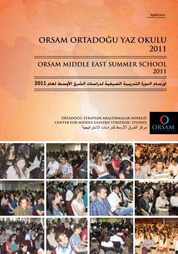 ORSAM ORTADOĞU YAZ OKULU 2011