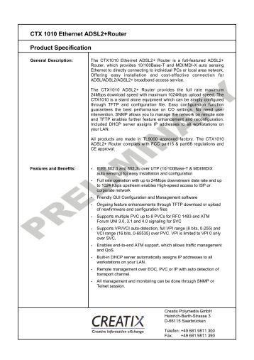 Creatix ctx405 v1 windows 7 driver