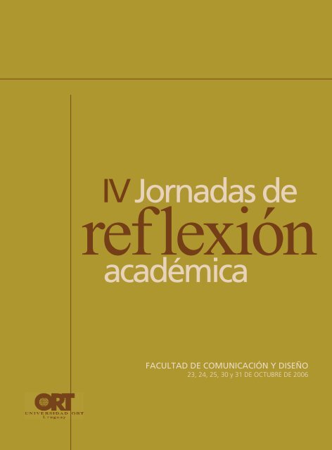 IV Jornadas de Reflexión Académica - Universidad ORT Uruguay