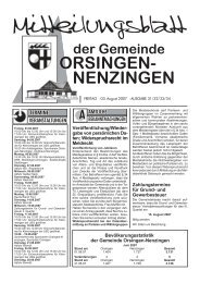 VerÃ¶ffentlichung/Wieder - Orsingen - Nenzingen