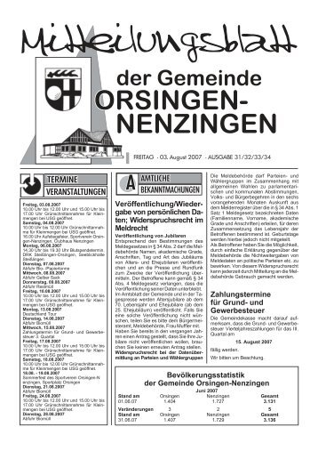 VerÃ¶ffentlichung/Wieder - Orsingen - Nenzingen