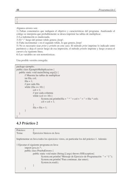 programaciÃ³n i - Universidad ORT Uruguay