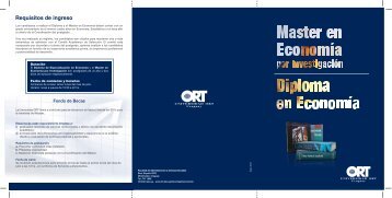 Folleto Master Economia por Inv_abr10_V2 - Universidad ORT ...