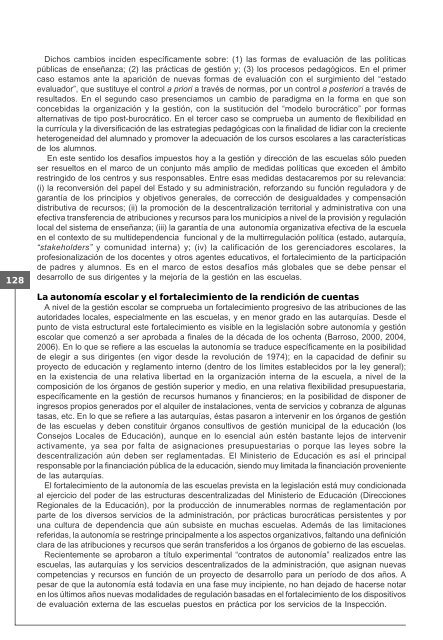 La gestiÃ³n de centros de enseÃ±anza obligatoria en IberoamÃ©rica