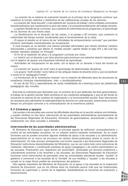 La gestiÃ³n de centros de enseÃ±anza obligatoria en IberoamÃ©rica