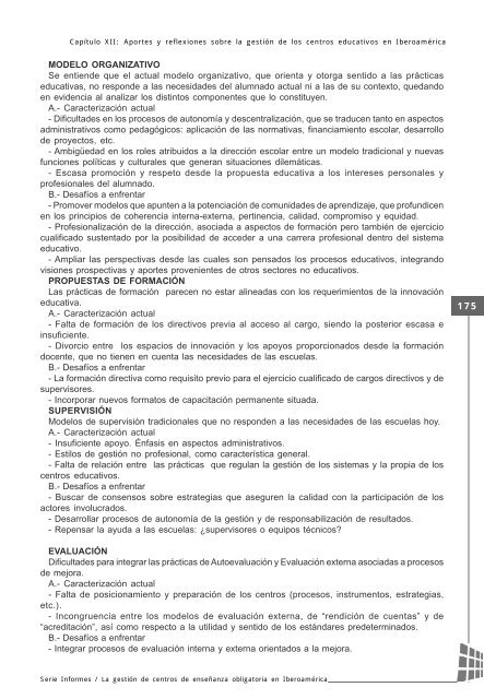 La gestiÃ³n de centros de enseÃ±anza obligatoria en IberoamÃ©rica