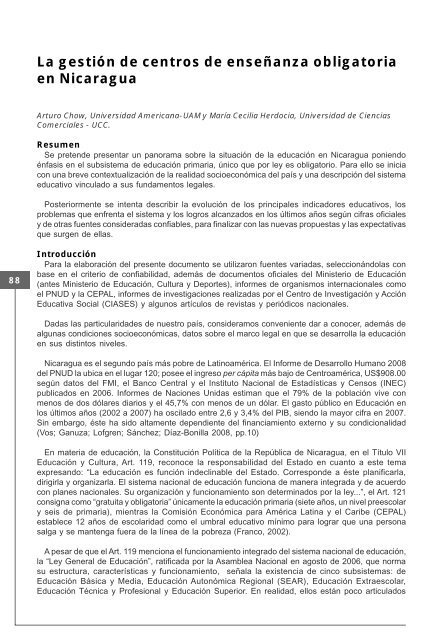 La gestiÃ³n de centros de enseÃ±anza obligatoria en IberoamÃ©rica