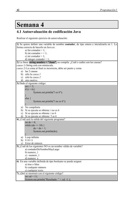 programaciÃ³n i - Universidad ORT Uruguay