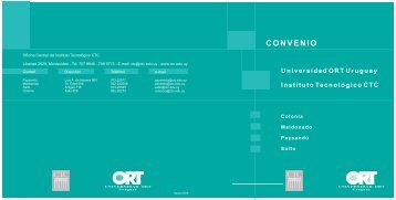 CONVENIO - Universidad ORT Uruguay