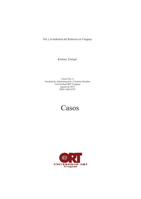 Nix y la Industria del Refresco en Uruguay Kramer, Enrique