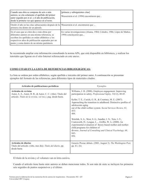 normas para la elaboraciÃ³n de las memorias fin de carrera de ...