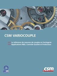 CSM VARIOCOUPLE - CSM Instruments
