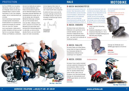 SPORT PROTECTION MOTOBIKE - Ortema