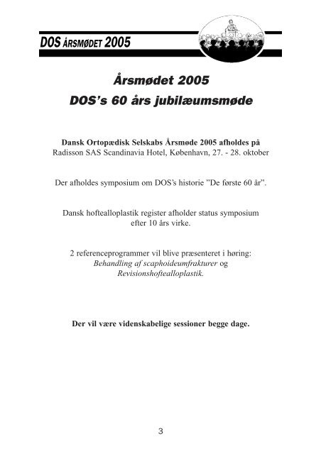 DOS BULLETIN - Dansk OrtopÃ¦disk Selskab