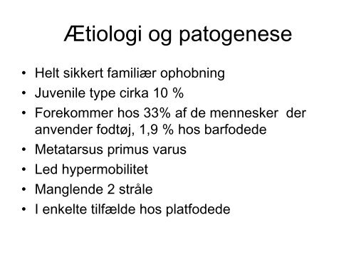 Hallux valgus