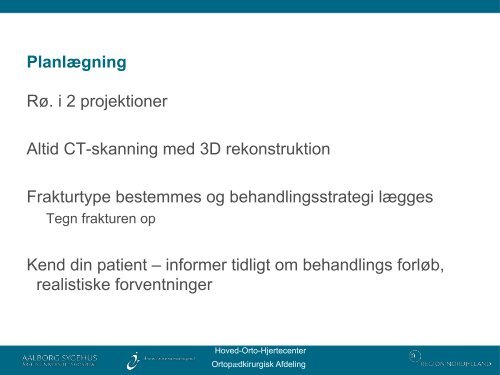 Ringfiksation af tibiaplataeu frakturer