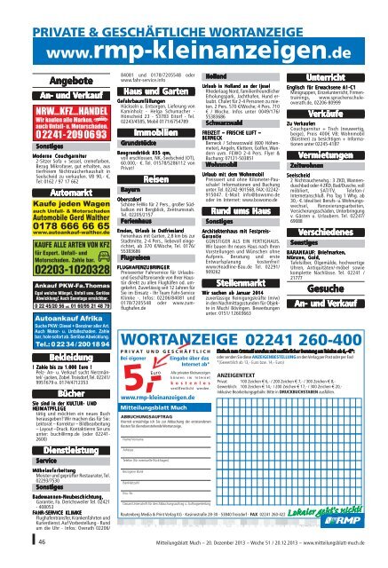 Aktuelle Ausgabe als PDF - Rautenberg Media & Print Verlag KG
