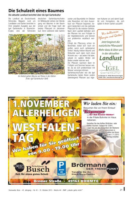 Aktuelle Ausgabe als PDF - Ortszeitungen.de