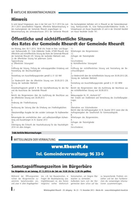 Aktuelle Ausgabe als PDF - Ortszeitungen.de