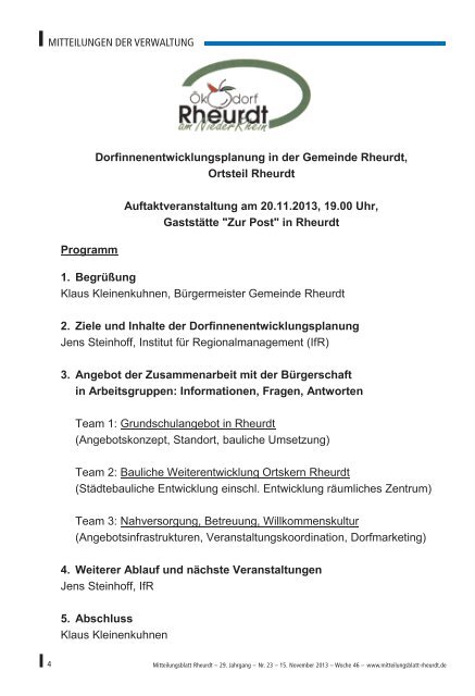 Aktuelle Ausgabe als PDF - Ortszeitungen.de