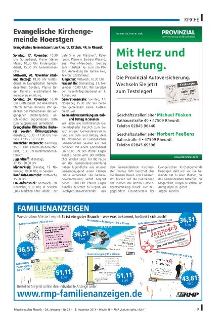 Aktuelle Ausgabe als PDF - Ortszeitungen.de