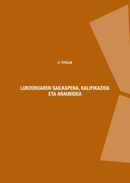 Euskadiko Lurzoruaren eta Hirigintzaren Legea - Euskal Herriko ...