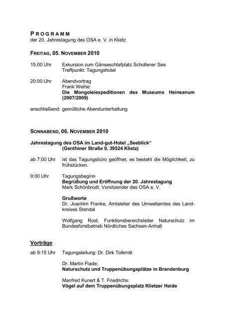 (Seite 1) - Ornithologenverband Sachsen-Anhalt eV