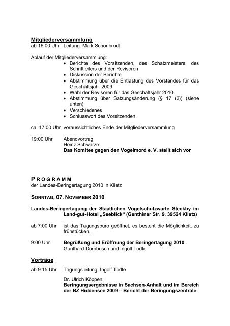 (Seite 1) - Ornithologenverband Sachsen-Anhalt eV