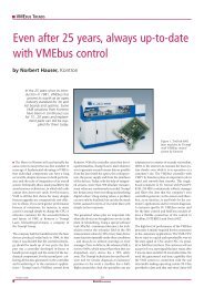 Even after 25 years, always up-to-date with VMEbus control - OSADL