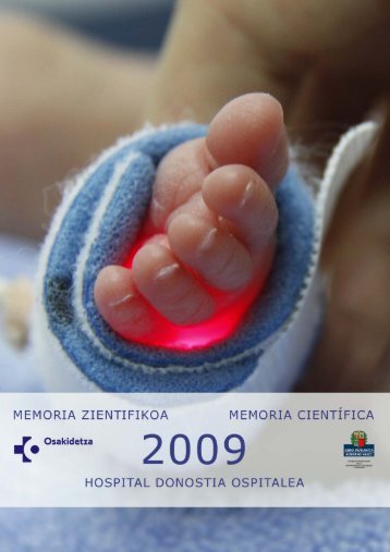 memoria cientÃ­fica 2009 - Osakidetza