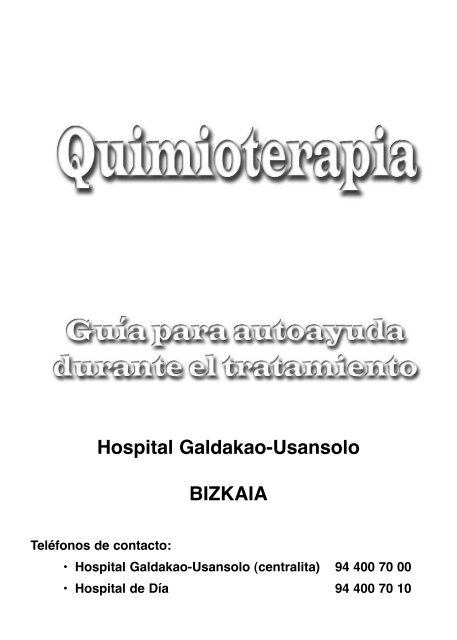 Manual de quimioterapia - Osakidetza