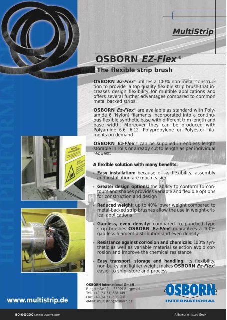 OSBORN EZ-Flex Â® - OSBORN-International