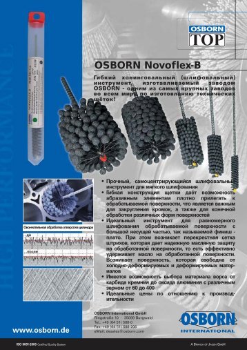OSBORN Novoflex-B (PDF) - OSBORN International GmbH