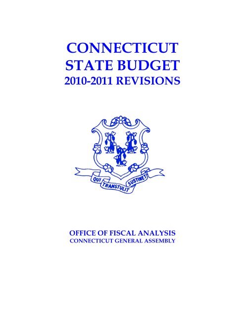 FY 11 Connecticut Budget Revisions - Office of the State Comptroller ...