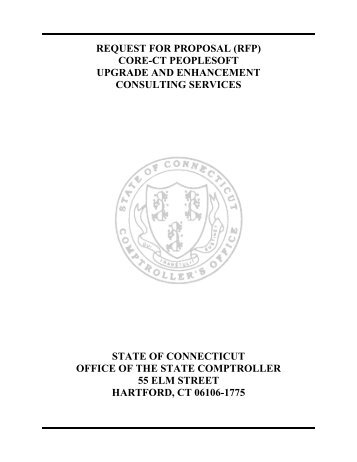 Core-CT PeopleSoft Upgrade - Office of the State Comptroller - CT.gov