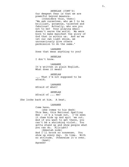 Akeelah and Larabee scene.fdx Script