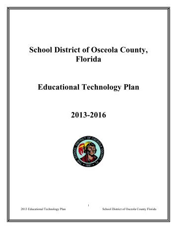 2013-2016 Technology Plan - Osceola County School District