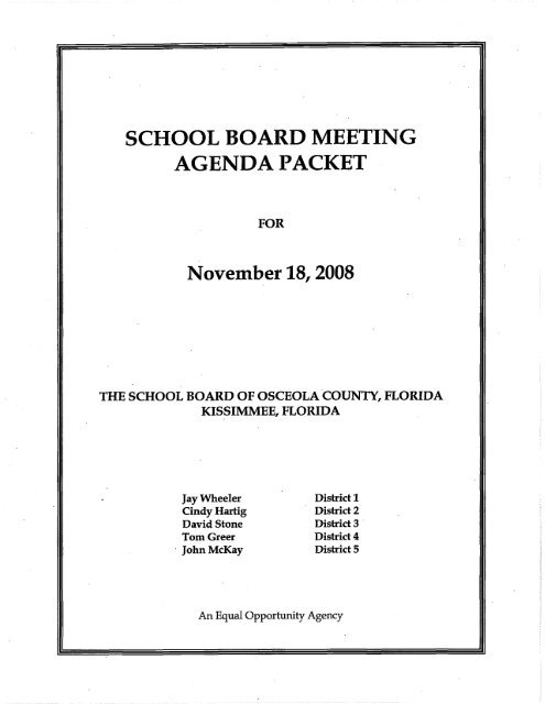 11/18/2008 - Osceola County School District