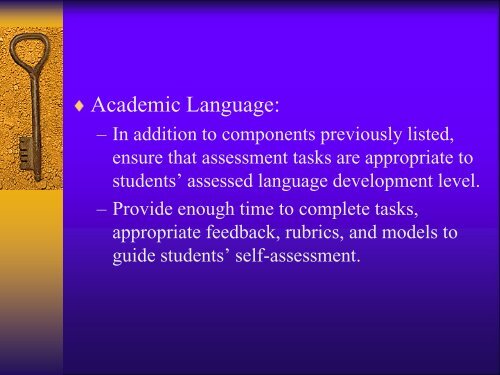 Strategies for Assisting English Language Learners