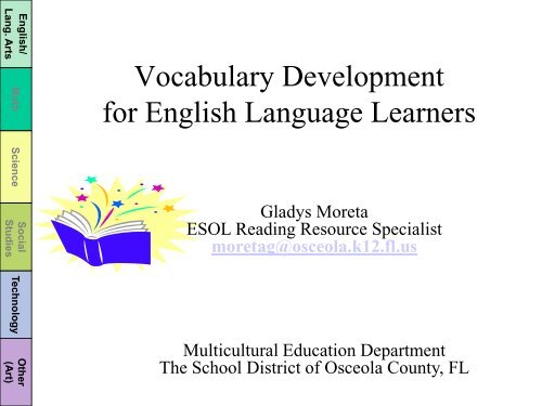 Vocabulary Development for English Language Learners
