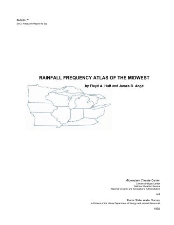 Rainfall Frequency Atlas of the Midwest - Illinois State Water Survey