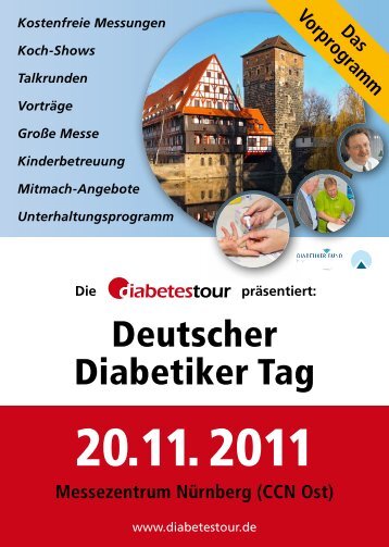 Die präsentiert: Messezentrum Nürnberg (CCN Ost) - Diabetestour