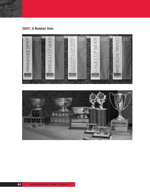 Annual Report 2006-2007 - Osgoode Hall Law School - York ...