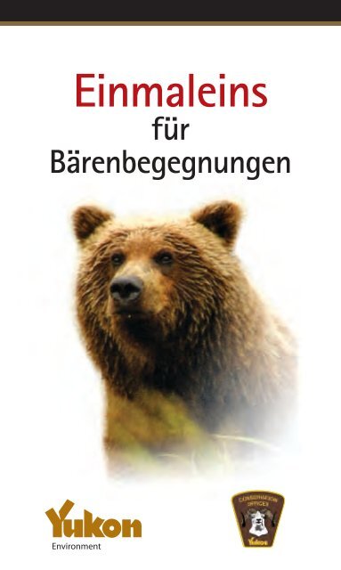 Einmaleins für Bärenbegegnungen - Department of Environment