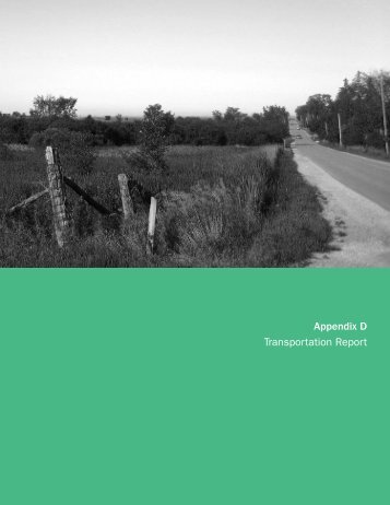 Appendix D Transportation Report - City of Oshawa