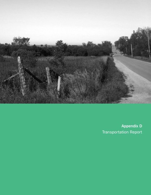 Appendix D Transportation Report - City of Oshawa