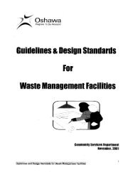 Guidelines & Design For Waste Management ... - City of Oshawa