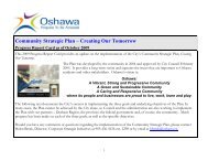 Community Strategic Plan â Creating Our Tomorrow - City of Oshawa