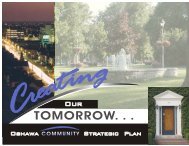 Community Strategic Plan - City of Oshawa