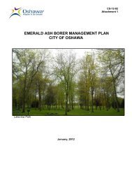 EAB Management Plan - City of Oshawa